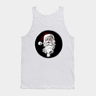 Santa Claus Christmas Portrait 1 Tank Top